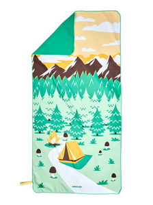 Toalla de microfibra Campamento de montaña