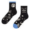 Calcetines de deporte alegres Gato y luna