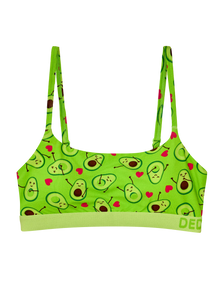 Bralette de modal para mujer Amor por los aguacates