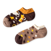 Calcetines sneakers alegres Granos de café