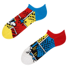 Calcetines sneakers alegres Cómics coloridos