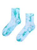 Calcetines de deporte Verde aguamarina efecto desteñido