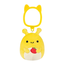 Llavero Squishmallows Zarina la Babosa Amarillo Banana, 9 cm