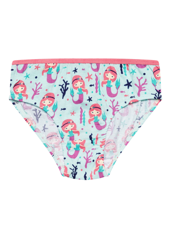 Bragas alegres para niña Sirenita
