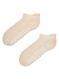 Calcetines beige para pilates y yoga