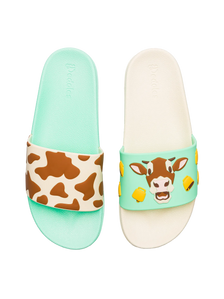Chanclas alegres Vaca y campana