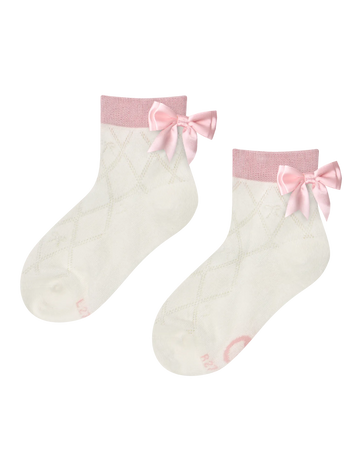 Calcetines Cutecore para niña Lazo rosa