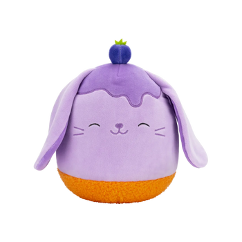 Squishmallows Hansel el Conejito Pastel de Queso y Arándanos, 20 cm
