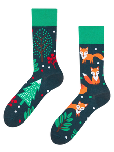 Calcetines alegres Zorro rojo