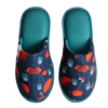 Pantuflas alegres Mariquitas y flores de amapola