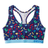 Bralette alegre para mujer Flores en acuarela
