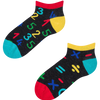 Calcetines tobilleros alegres para niños Números