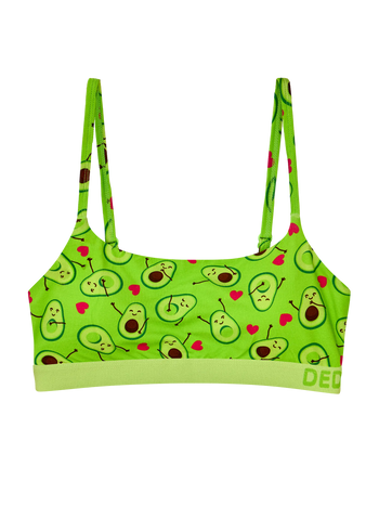 Bralette de modal para mujer Amor por los aguacates