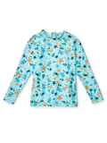Camiseta de baño infantil con protección UV Conchas marinas