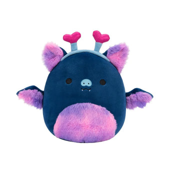 Squishmallows Milan la Murciélago de la Fruta Gótica Azul Marino, 20 cm