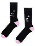 Calcetines de invierno alegres Mirada de gato