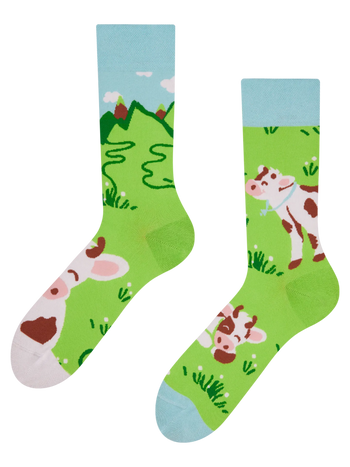 Calcetines alegres Vaca feliz
