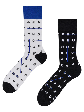 Calcetines alegres de bambú Sopa de letras