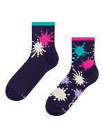 Calcetines de deporte alegres Manchas de colores