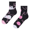 Calcetines de deporte alegres Gato y pelota
