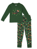 Pijama infantil alegre Panda rojo