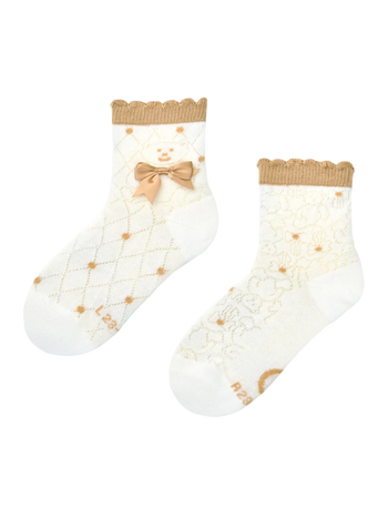 Calcetines Cutecore para niña Osito con un lazo