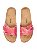 Sandalias con suela de corcho para mujer Hibisco