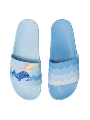 Chanclas infantiles alegres Ballena feliz