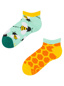 Calcetines infantiles tobilleros alegres Pequeñas abejas