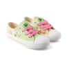 Zapatillas de lona infantiles alegres Jardín de flores