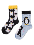Calcetines infantiles alegres Pingüino en invierno