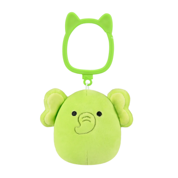 Llavero Squishmallows Franky el Elefante Verde Lima, 9 cm