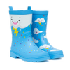 Botas de agua infantiles alegres Nubes de lluvia