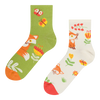 Calcetines de deporte alegres Zorro y mariposas