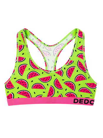 Bralette alegre para mujer Sandía jugosa