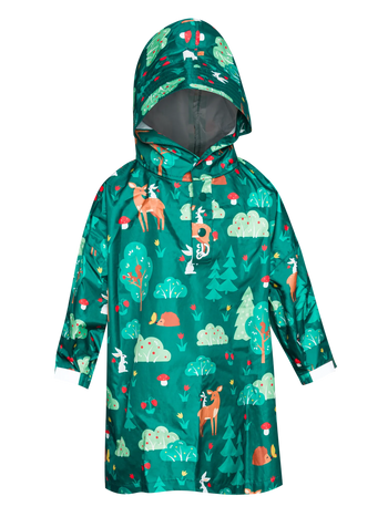 Impermeable infantil alegre Amigos del bosque