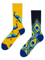 Calcetines alegres Pavo real