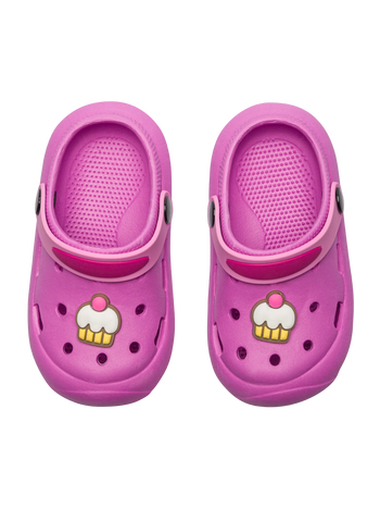 Zuecos infantiles morado