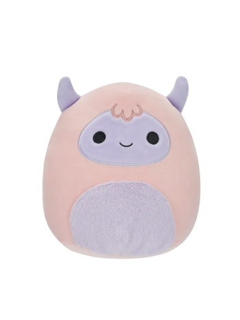 Squishmallows Ronalda la Yeti Rosa y Morada, 20 cm