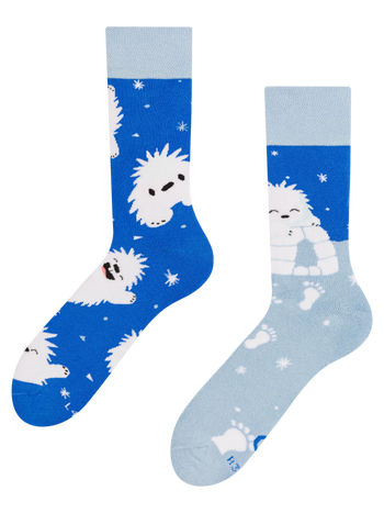 Calcetines de invierno alegres Pequeño yeti
