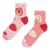 Calcetines de deporte alegres Fresas dulces