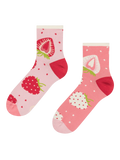 Calcetines de deporte alegres Fresas dulces