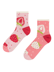 Calcetines de deporte alegres Fresas dulces