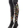 Calcetines alegres por encima de la rodilla Naturaleza étnica