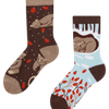 Calcetines infantiles alegres de inverno Oso en invierno