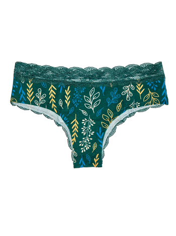 Bragas con encaje para mujer Hojas de otoño