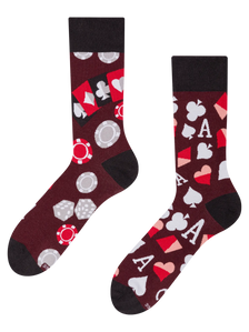 Calcetines alegres Juego del póker