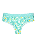Bragas con encaje para mujer Camomila turquesa