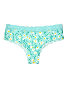 Bragas con encaje para mujer Camomila turquesa