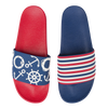 Chanclas alegres Franjas azul marino